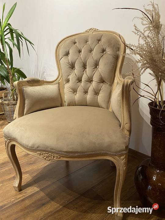 Fotel stylowy ludwikowski odnowiony OKAZJA