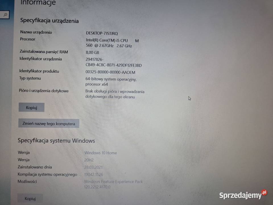 Laptop Sony VAIO 17 Intel Core i5 Chorzów