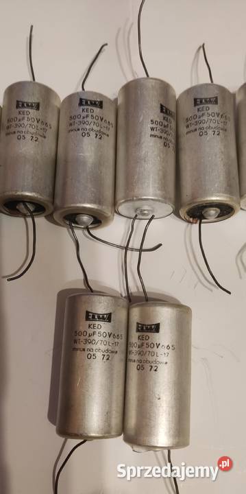 Kondensator elektrolityczny 500uF50V Warszawa