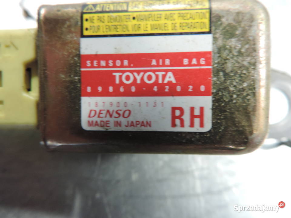 CZUJNIK UDERZENIOWY TOYOTA RAV4 II Rok produkcji 2005 Nowy Sącz sprzedam