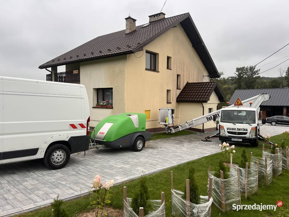 Usługi podnośnikiem koszowym 22m Nowy Sącz