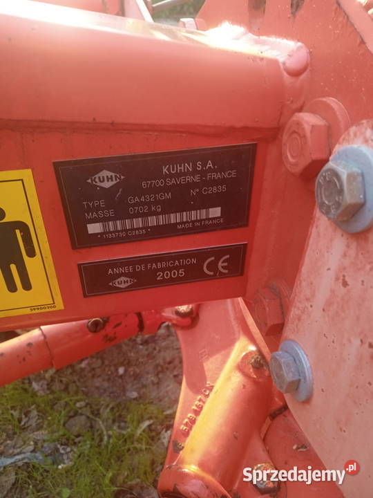 Zgrabiarka STOLL R 420 Kuhn GA 4321 Masterdrive Korzenna