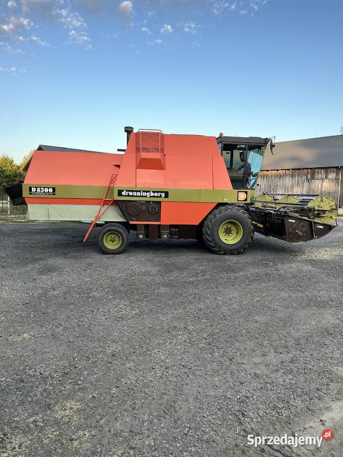 Dronningborg D8500 Super stan Zadbany 2 hedery Massey Ferguson Piaski
