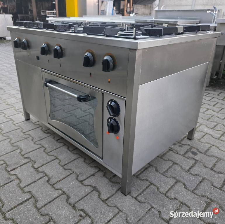 Kuchnia Gazowa 6 Pal Piekarnik Elekt EGAZ M1280 Nowe Skalmierzyce