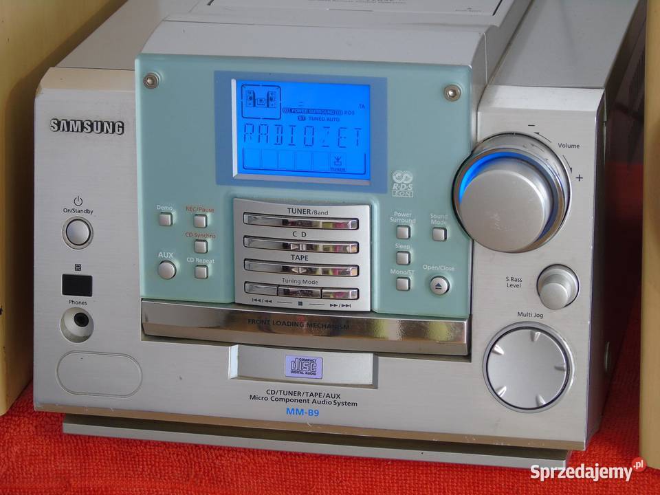 Wieża Samsung MMB9 kolumny CD AUX radio RDS Jasło