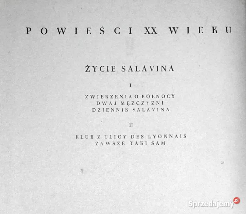 Życie Salavina Tom 1 i 2 Georges Duhamel lubelskie Chełm