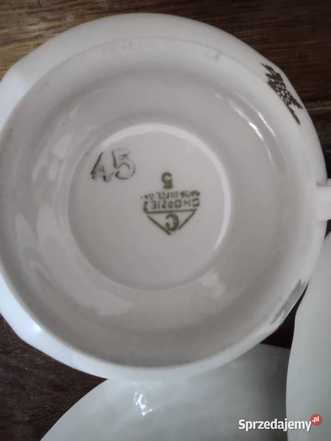 Zestaw trio porcelana Chodzież Jubileusz 25 lat Gniezno sprzedam