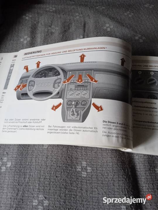 Instrukcja audi 80 orginal Leżajsk