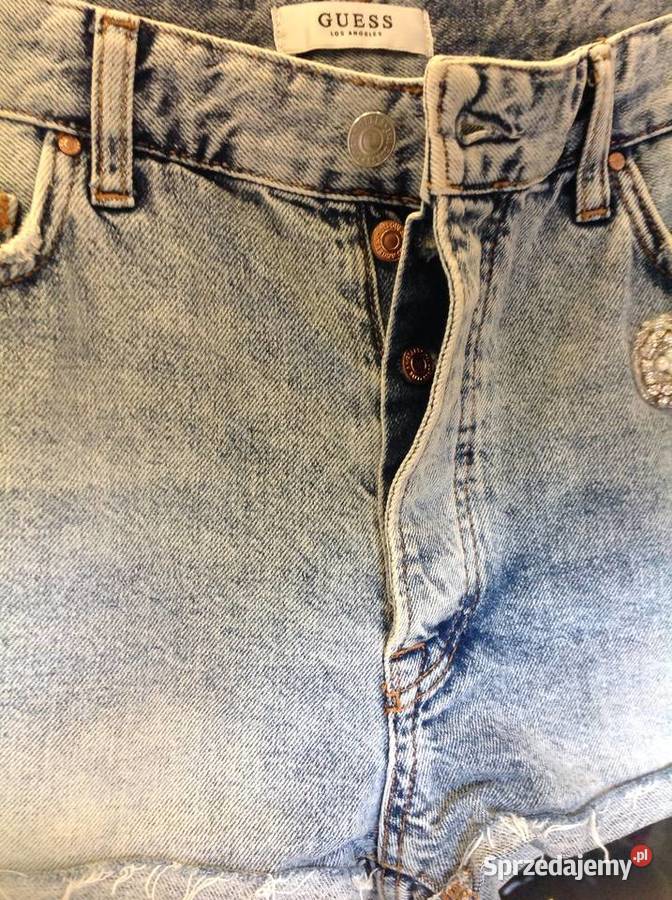 Spodenki Krótkie Jeans Damskie GUESS 38 Nowe Guess Nowa Sól