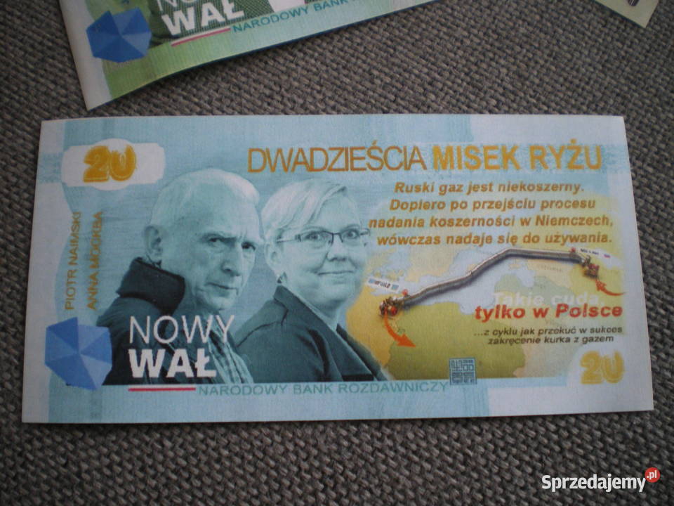 zestaw śmiesznych banknotów Strzelce Opolskie