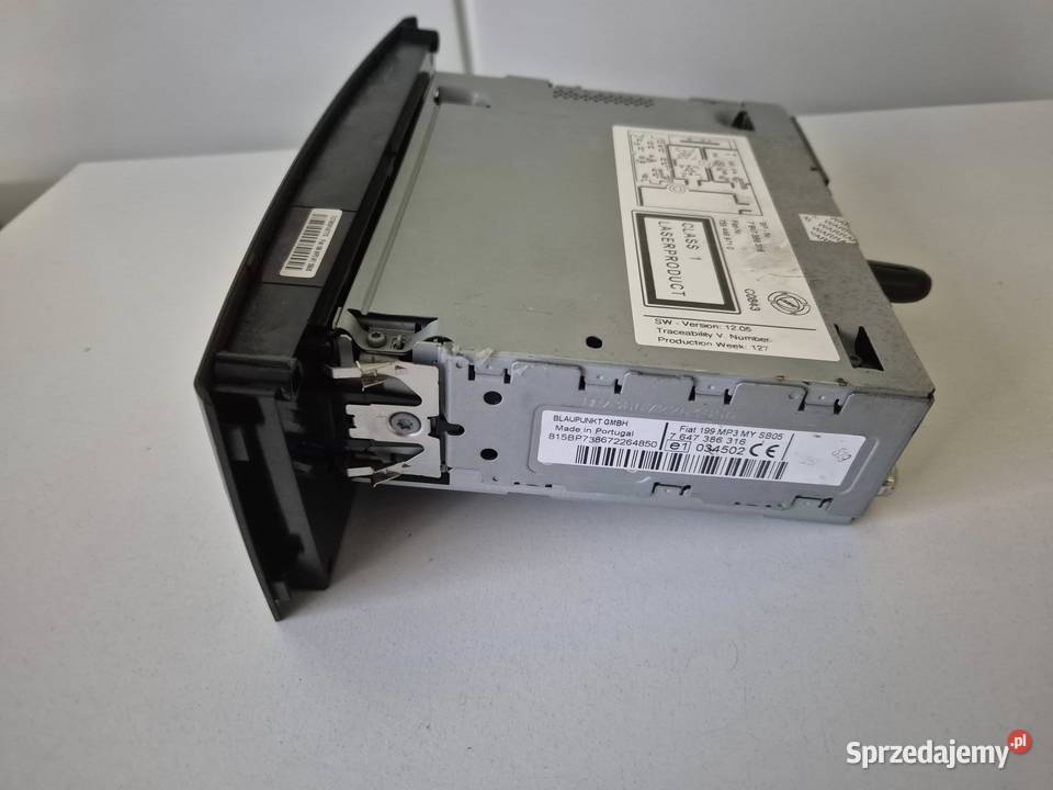 Radioodtwarzacz Fiat Grande Punto zakodowane Poznań sprzedam