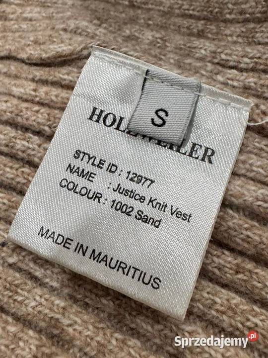 Kamizelka golf beżowa Justice Knit Vest świętokrzyskie Kitowiny