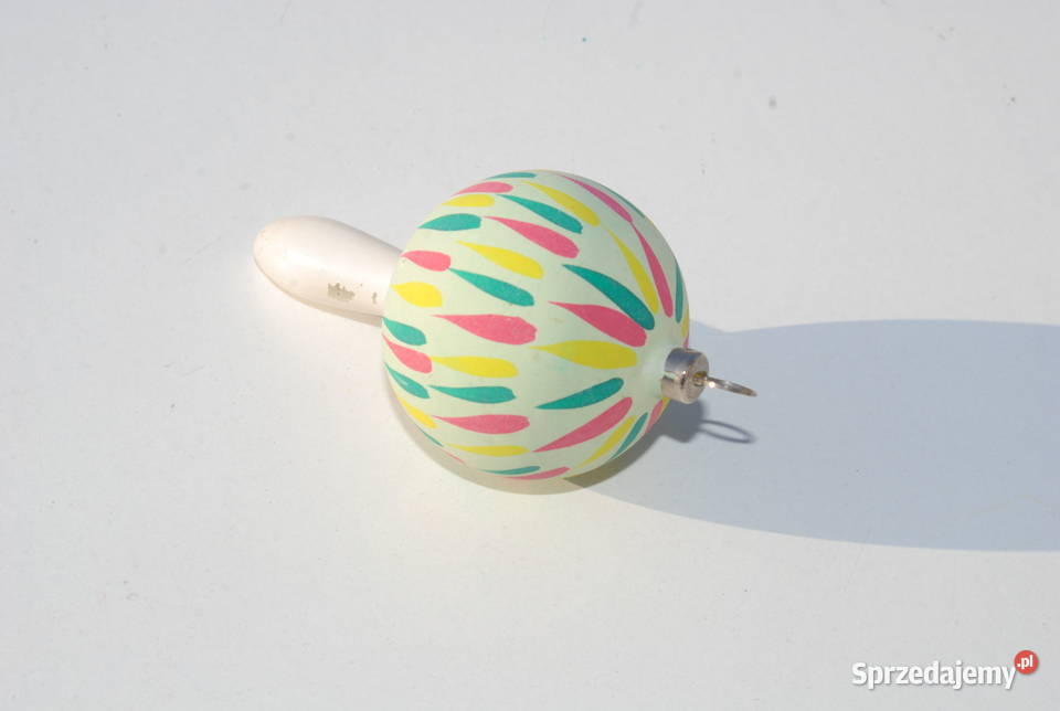 Stara ozdoba choinkowa bombka grzyb grzybek śląskie