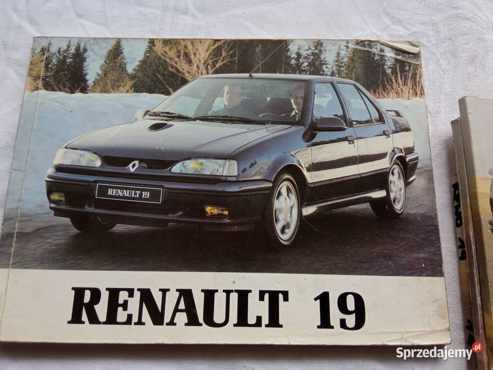 Instrukcja obsługi renault 19 Szczecin sprzedam