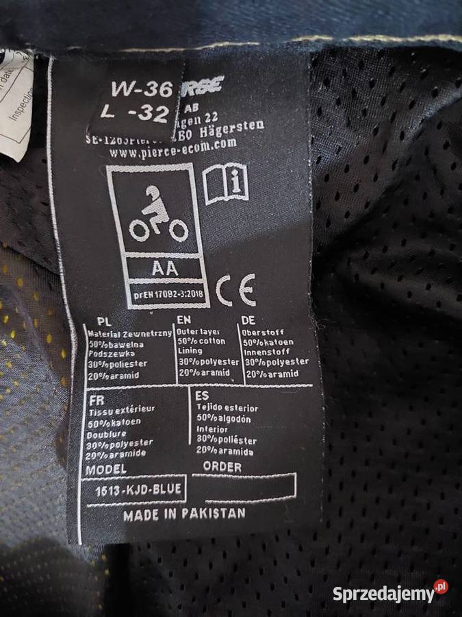 Spodnie motocyklowe Sochaczew