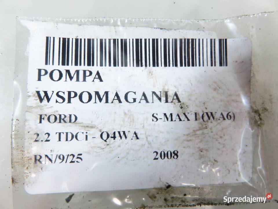 POMPA WSPOMAGANIA FORD S I 22 TDCi 6G913A696EF