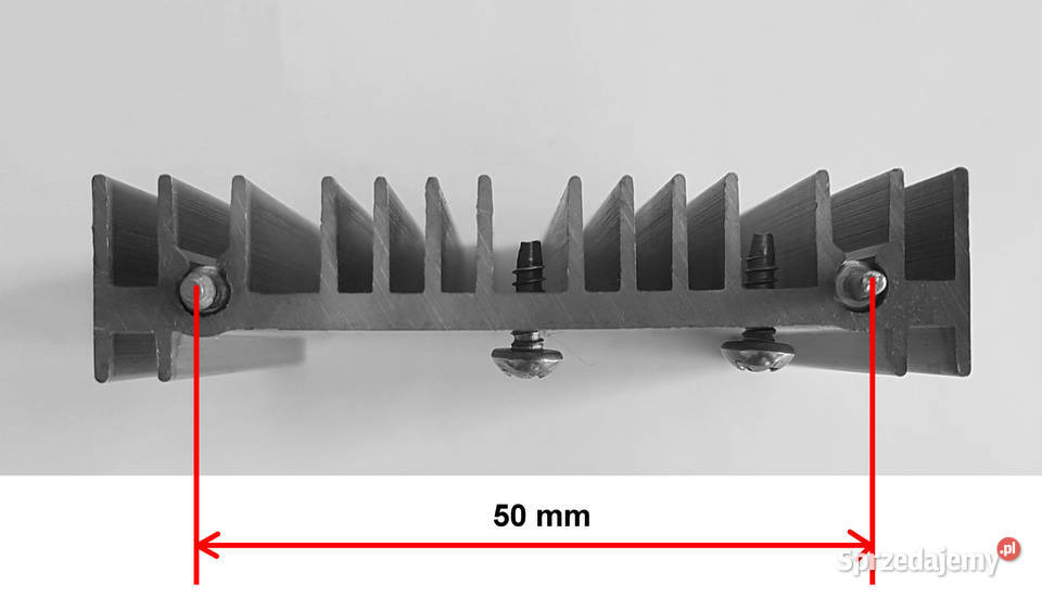 Radiator aluminiowy 80 x 66 x 16 mm GN28219 Legnica