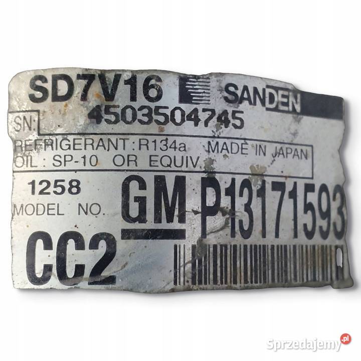 SPRĘŻARKA KLIMATYZACJI Saab 93 II 19 TID TTID Chełm