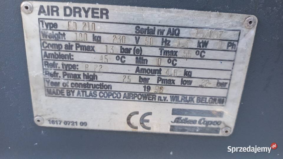 Osusacz Atlas Copco FD 210