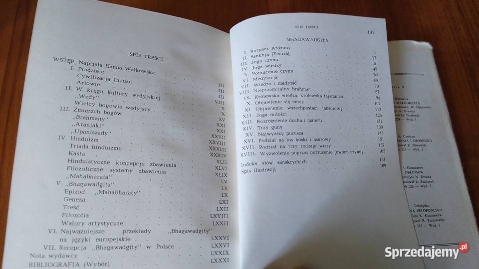 Bhagawadgita czyli Pieśń Pana przekł Joanna religioznawstwo, nauki teologiczne Książki naukowe i popularnonaukowe Gdańsk sprzedam