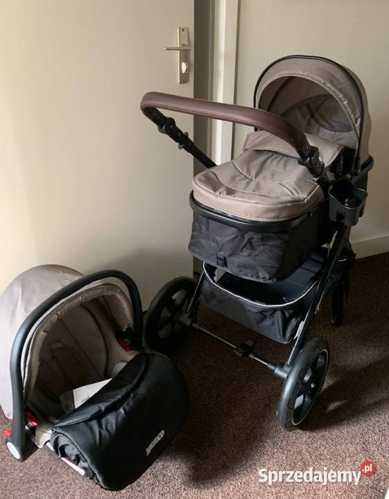 Wózek dziecięcy wielofunkcyjny 3w1 składany Okonek