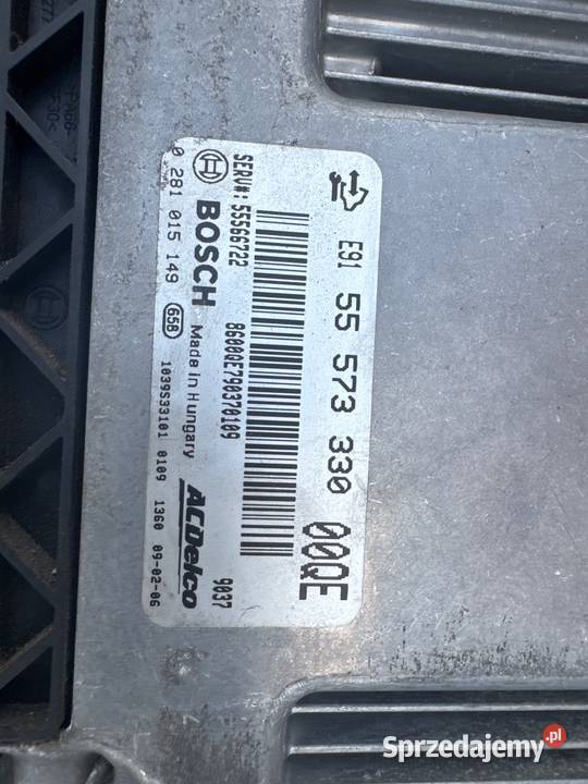 Sterownik 0281015149 55573330 00QE Opel Bosch Motoryzacja Dębica