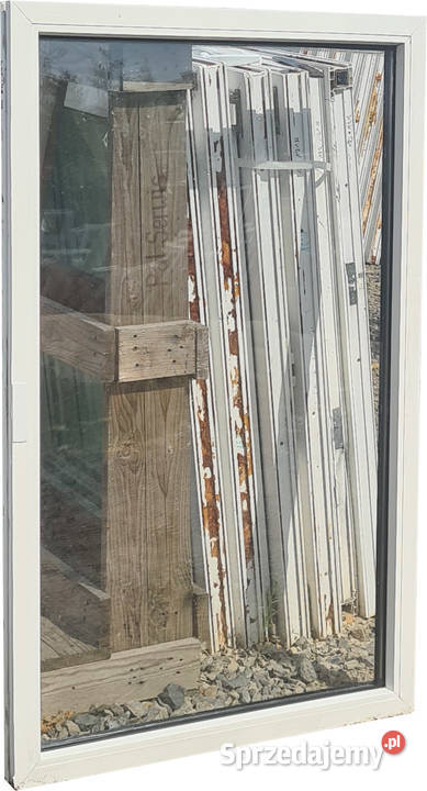 OKNA KacprzaK Witryna 84x133 FIX Używany PCV Okna ścienne Lublin