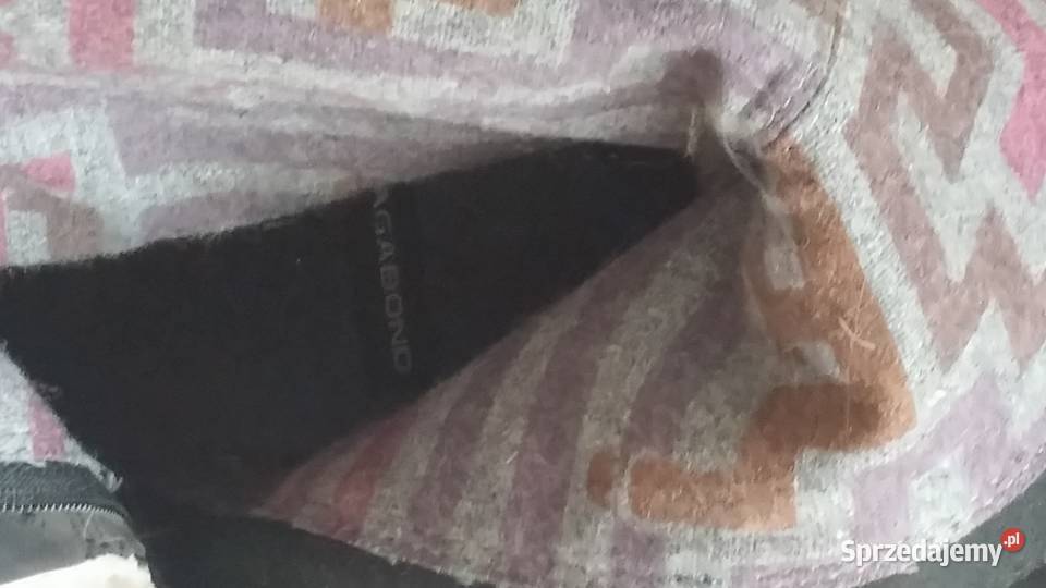 Skórzane czarne kozaczki Vagabond EU 3825 Sosnowiec