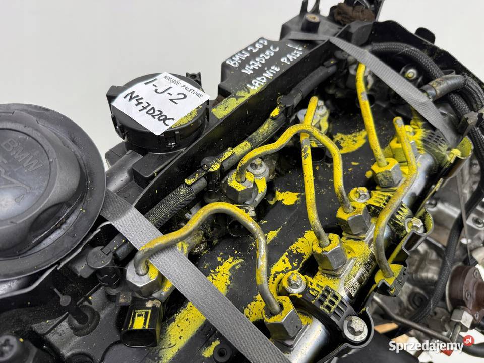 SILNIK N47D20C BMW E90 E91 E92 E60 E61 X3 E83 osobowe Części samochodowe Chełm