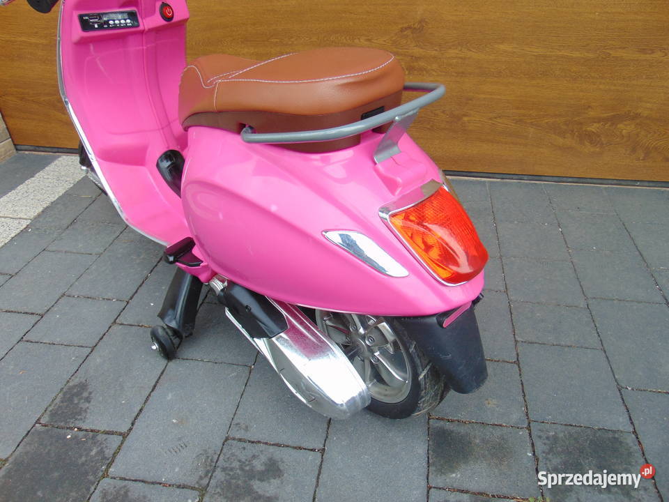 SKUTER PIAGGIO VESPA PRIMAVERA CT728 DZIECI 12V 3 lata+ Pojazdy elektryczne i spalinowe Korfantów