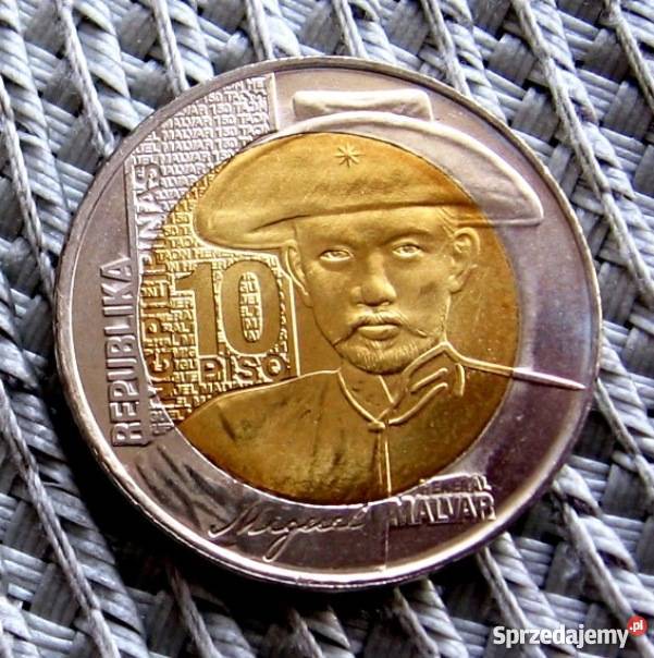Filipiny 10 Piso 2015rMiguel MALVARPiękna wielkopolskie Kalisz