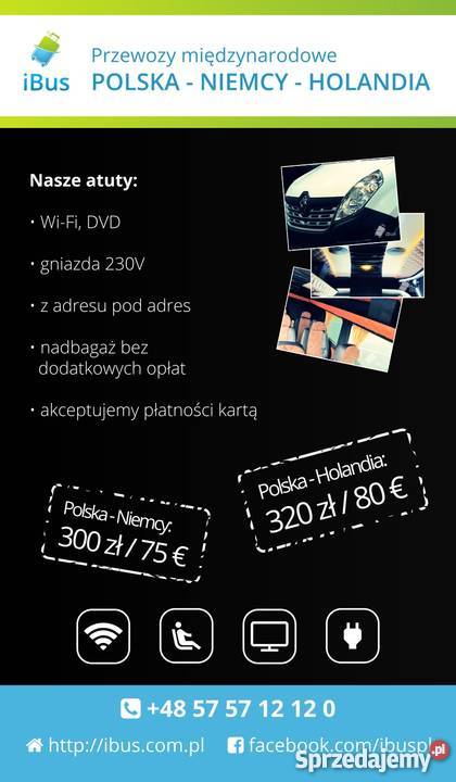 Wygodne busy Niemcy Holandia busem bus do Krosno