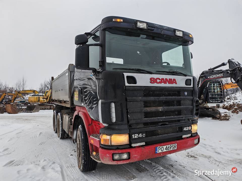 Scania 124 C 420 6x4 Wywrotka śląskie Cieszyn