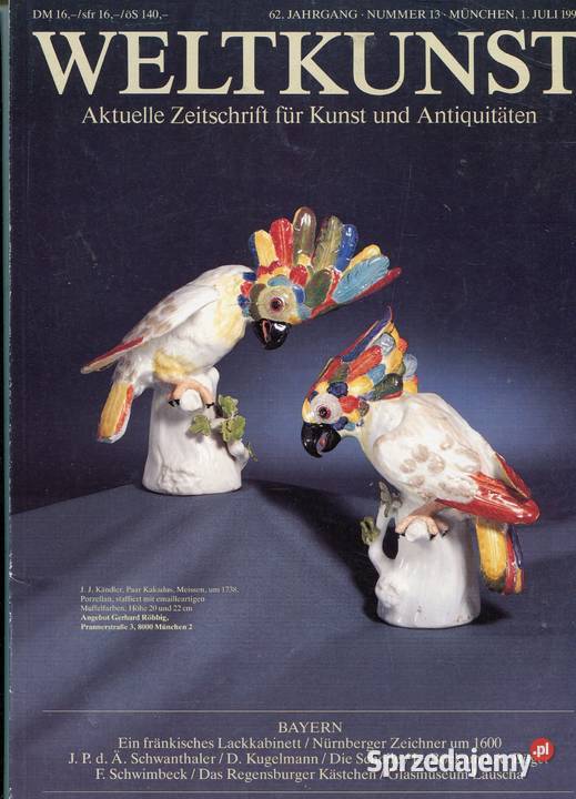 Weltkunst Aktuelle Zeitschrift fur Kunst und Pozostałe Szczecin