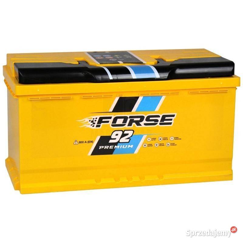 Akumulator FORSE 92Ah 800A EN PRAWY PLUS Lubin