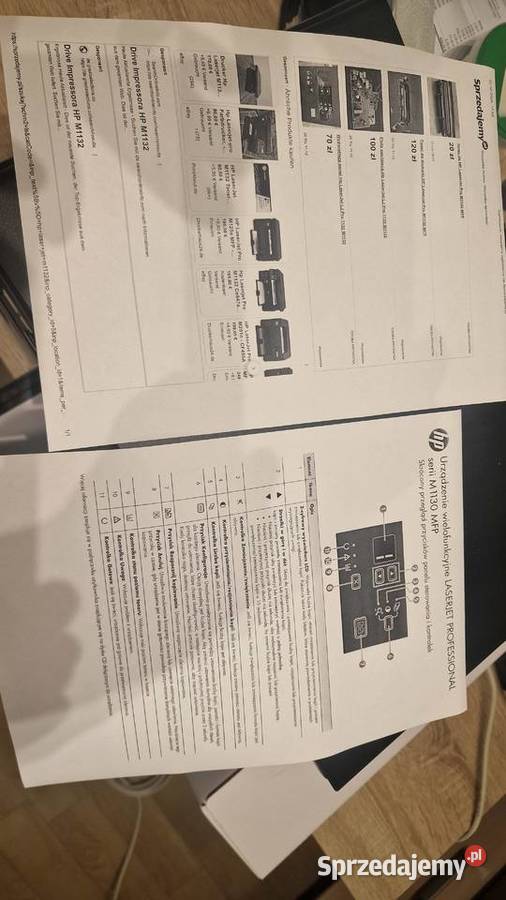 HP M1132 MFP Drukarka laserowa kopiarka skaner