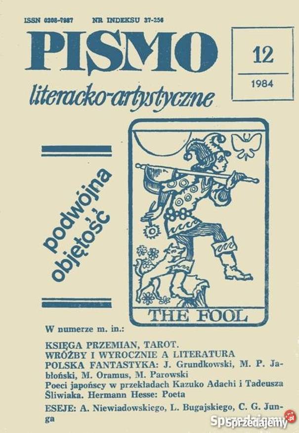 PISMO LITERACKO ARTYSTYCZNE KRAKÓW 1984 12 Warszawa