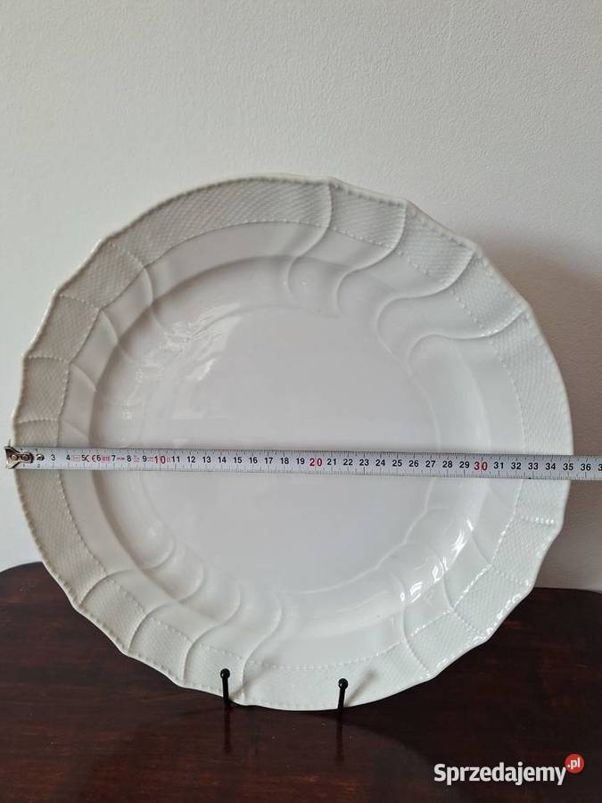 KPM Berlin duża patera talerz 35 biała porcelana