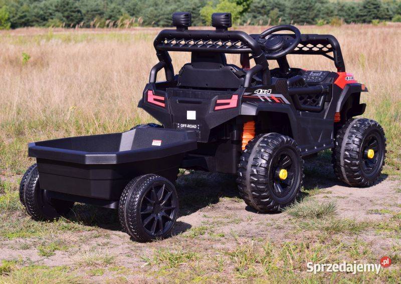 NAJNOWSZY BUGGY Z PRZYCZEPĄ PILOT RADIO Pojazdy elektryczne i spalinowe