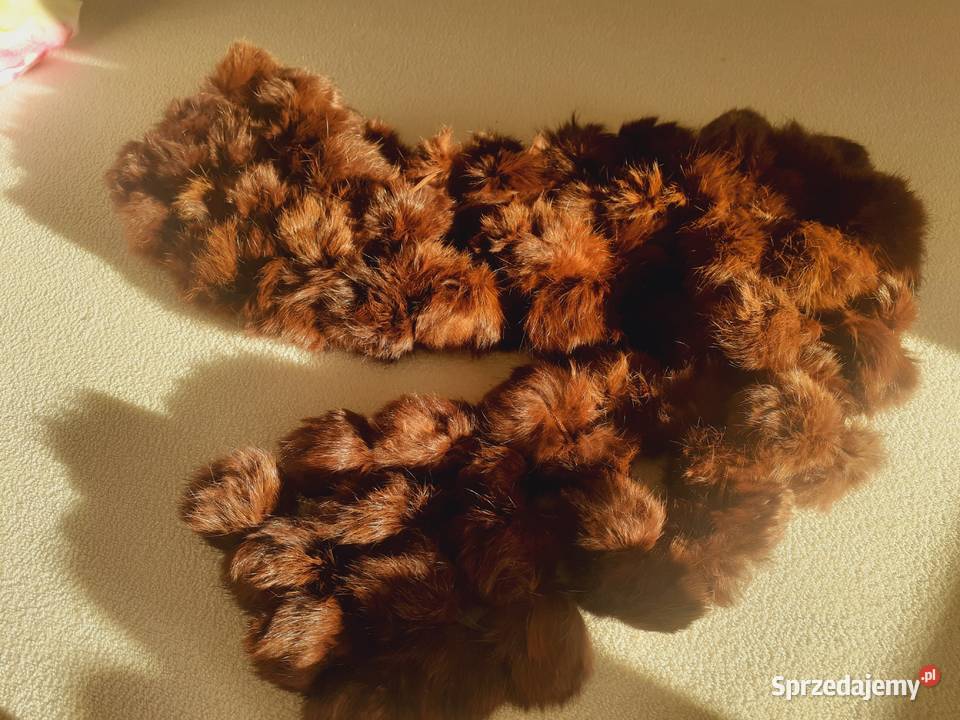 szalik z futerkiem naturalnym liska Rozmiar uniwersalny Pozostałe Gdańsk