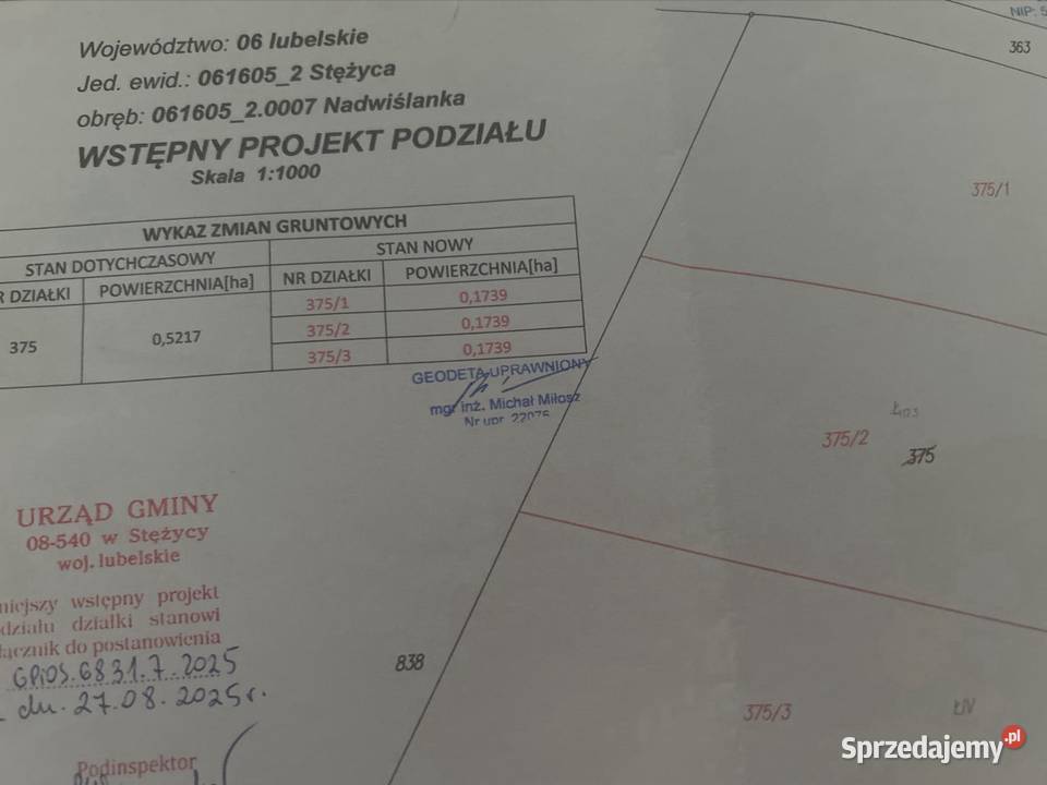 Działka budowlana NADWISLANKA 52ary