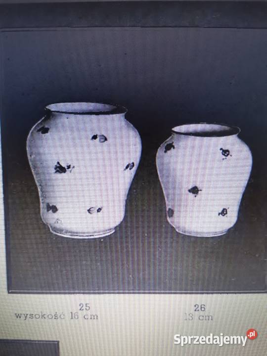 Stary duży wazon porcelana Bogucice stary wzór Katowice