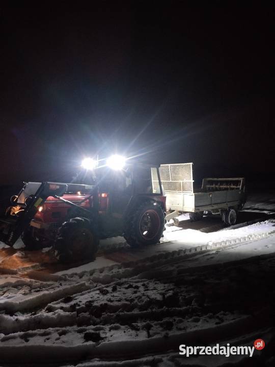 Zetor 6748 z turem 4x4 ładowacz czołowy zetor WOM 540/1000 obr. Frydman