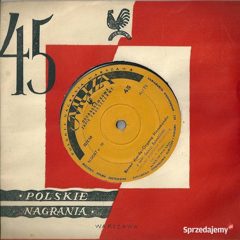 Płyta winylowa Benon Hardy Organy Hammonda płyta sprzedam