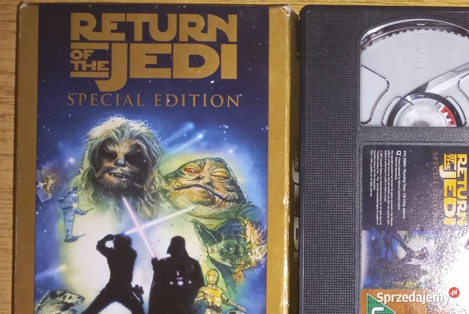 Gwiezdne wojny Star wars Powrót Jedi kaseta VHS VHS podkarpackie Rzeszów