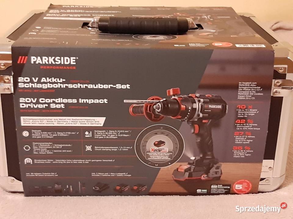 Zestaw wkrętarka udarowa Parkside Performance Toruń