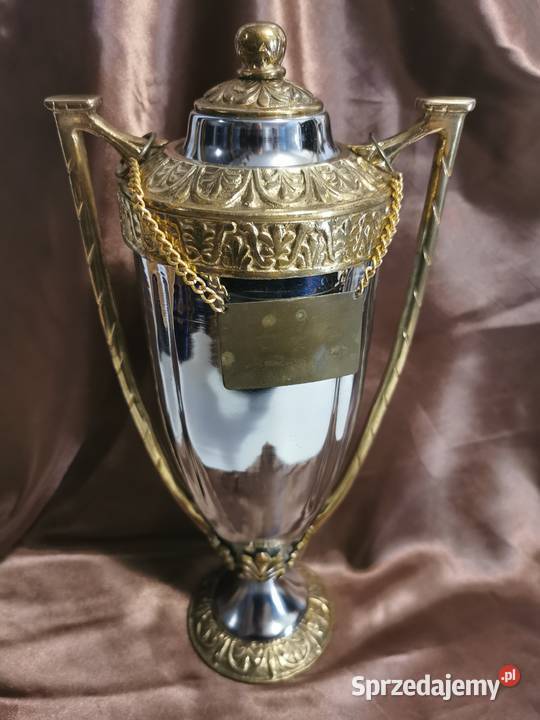 Puchar z okuciem mosiężnym PRL sprzedam