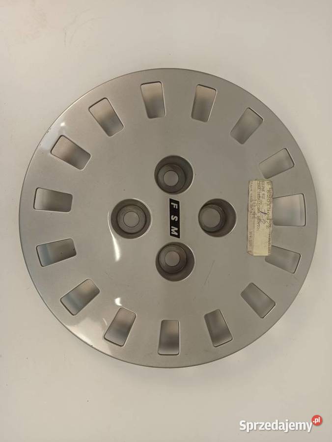 Kołpaki oryginalne metalowe dekle FSM 12 Fiat Poznań