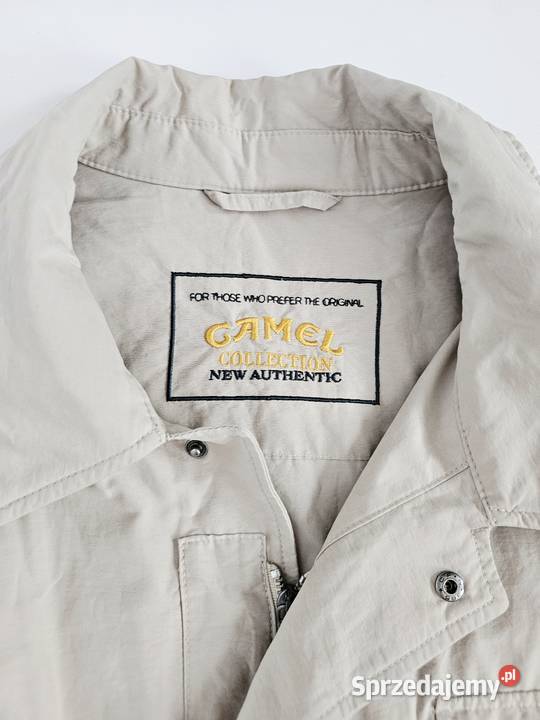 Kremowa kurtka vintage Camel Collection 56 mazowieckie sprzedam