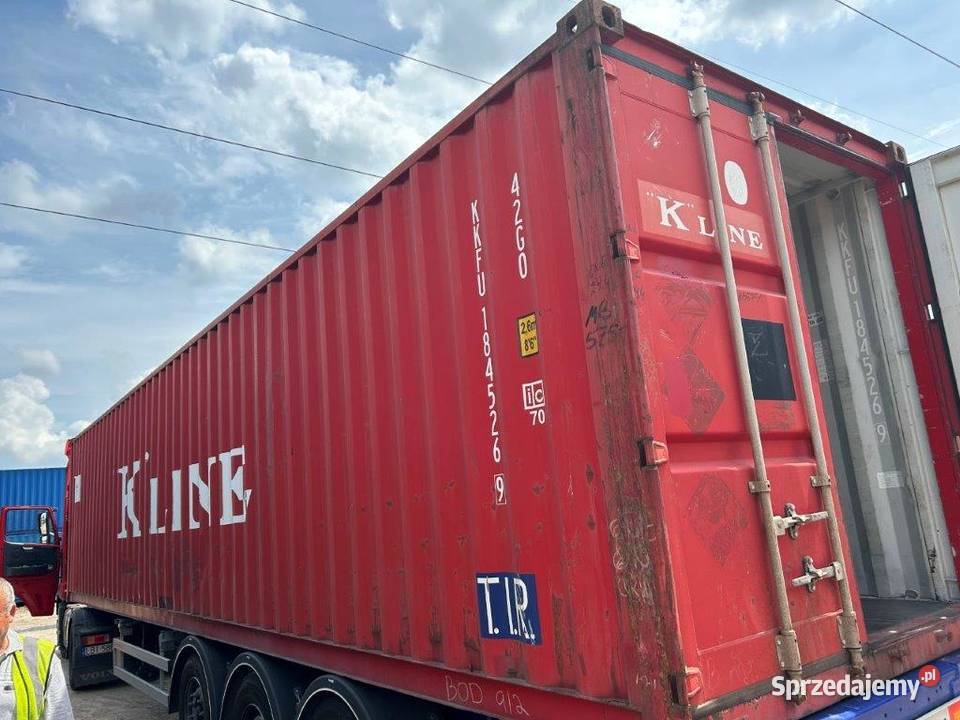 Kontenery morskie magazynowe budowlane 40DV Garwolin